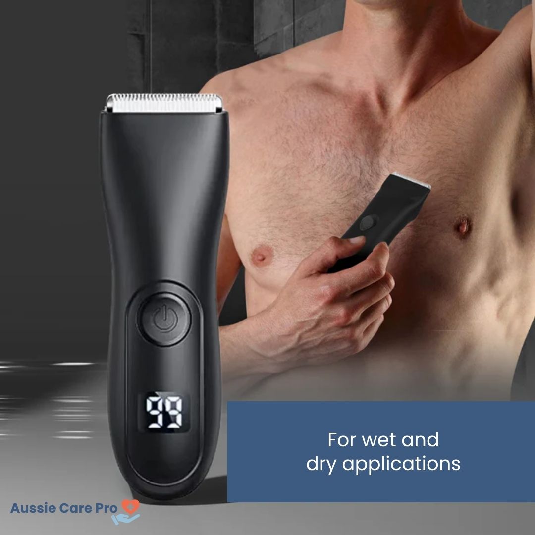 Easy Grip Cordless Body Trimmer – Waterproof Steel Blades