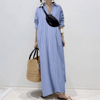 Colorful Long Sleeve Floral Sundress