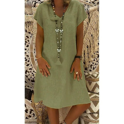 Breathable Cotton Summer Dress