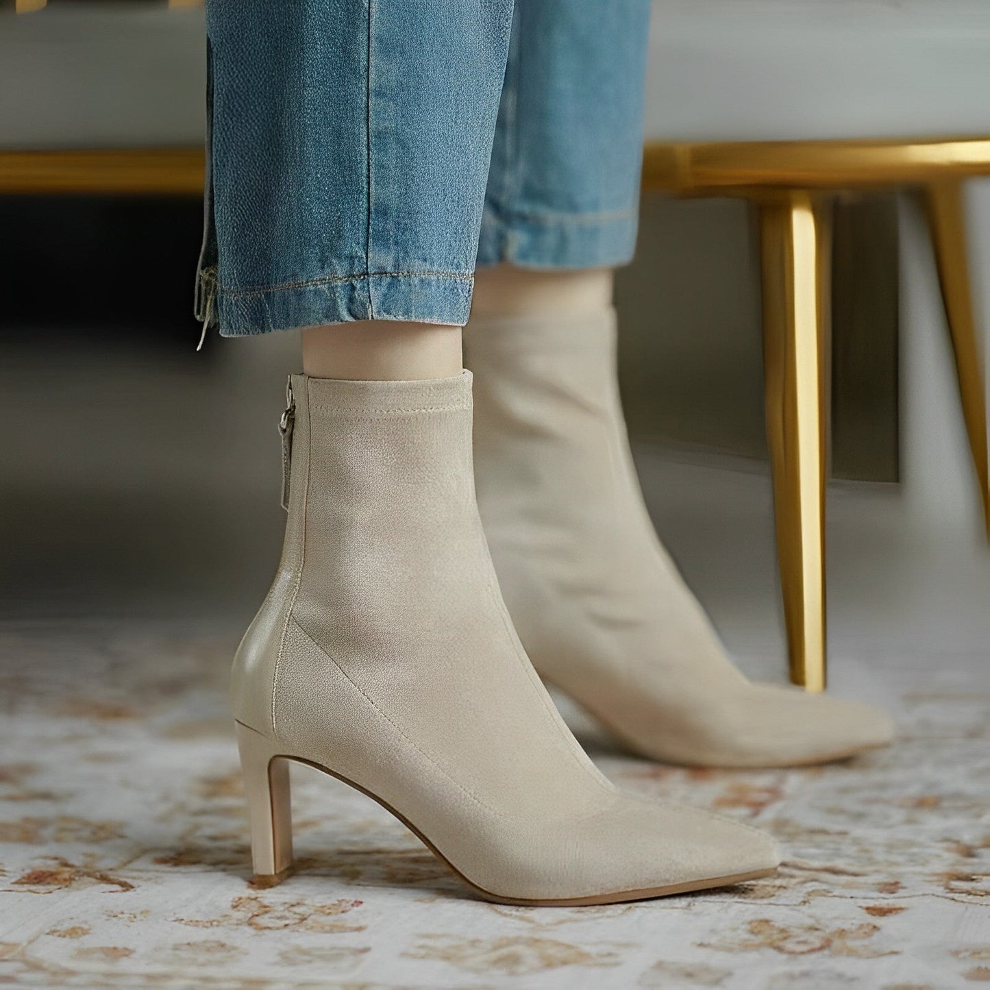 Tania | Chic High Heel Booties