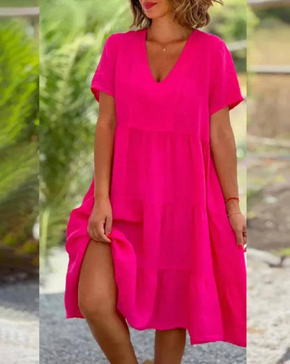 Lightweight Casual Knee Length Dress