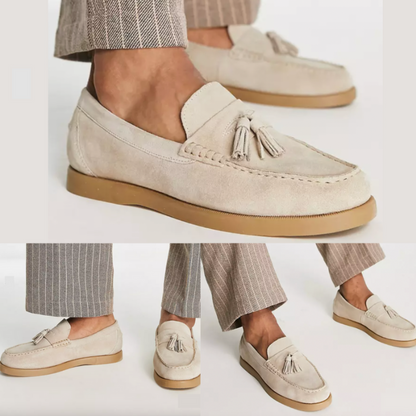 Sleek Leather Loafers for Men