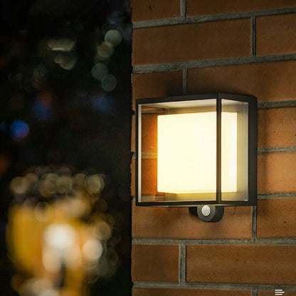 Weatherproof Outdoor Wall Light with Motion Sensor