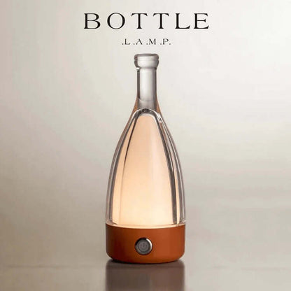 Battery Powered Wine Bottle Table Lamp