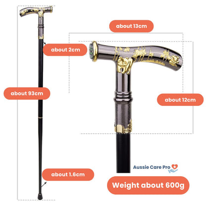 Sturdy Comfort Walking Cane with Ergonomic Handle