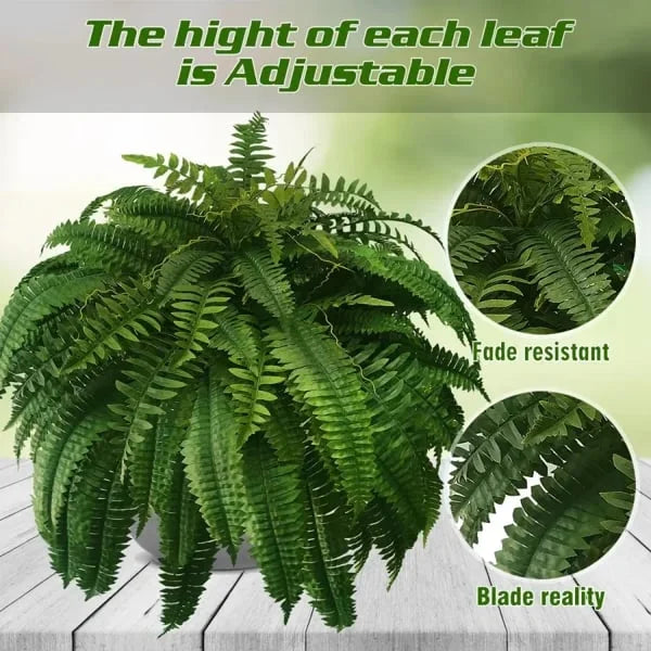 Durable Outdoor Artificial Fern Plant