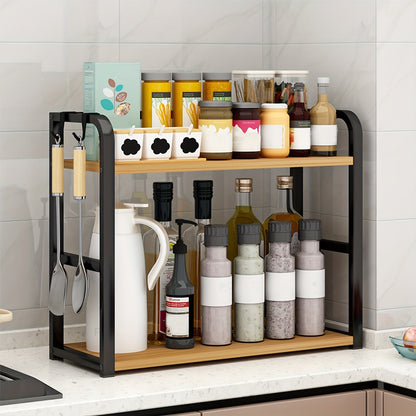 Space Saving Metal Kitchen Storage Shelf - Luxivelle