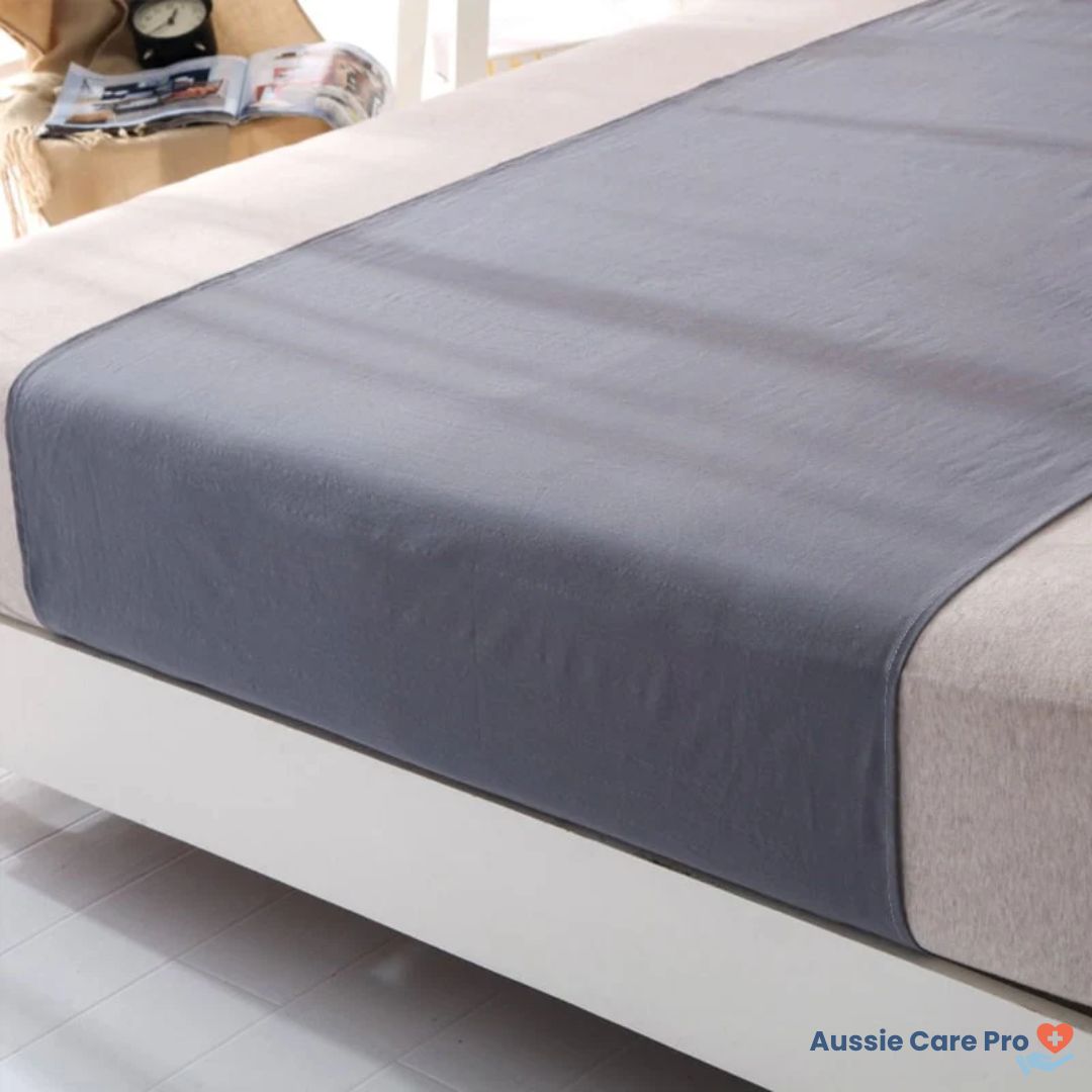 Natural Anti Static Bed Sheet - Pure Cotton & Silver Thread
