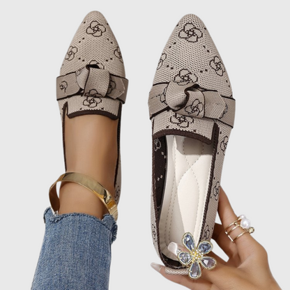 Bright Floral Slip On Shoes