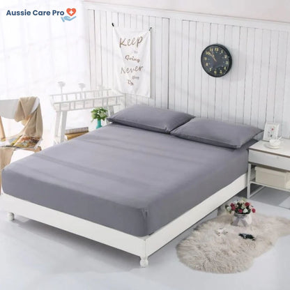 Natural Anti Static Bed Sheet - Pure Cotton & Silver Thread