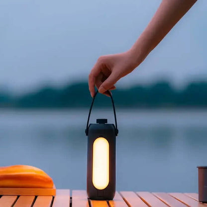 Compact LED Outdoor Lantern with Flashlight & Emergency Light