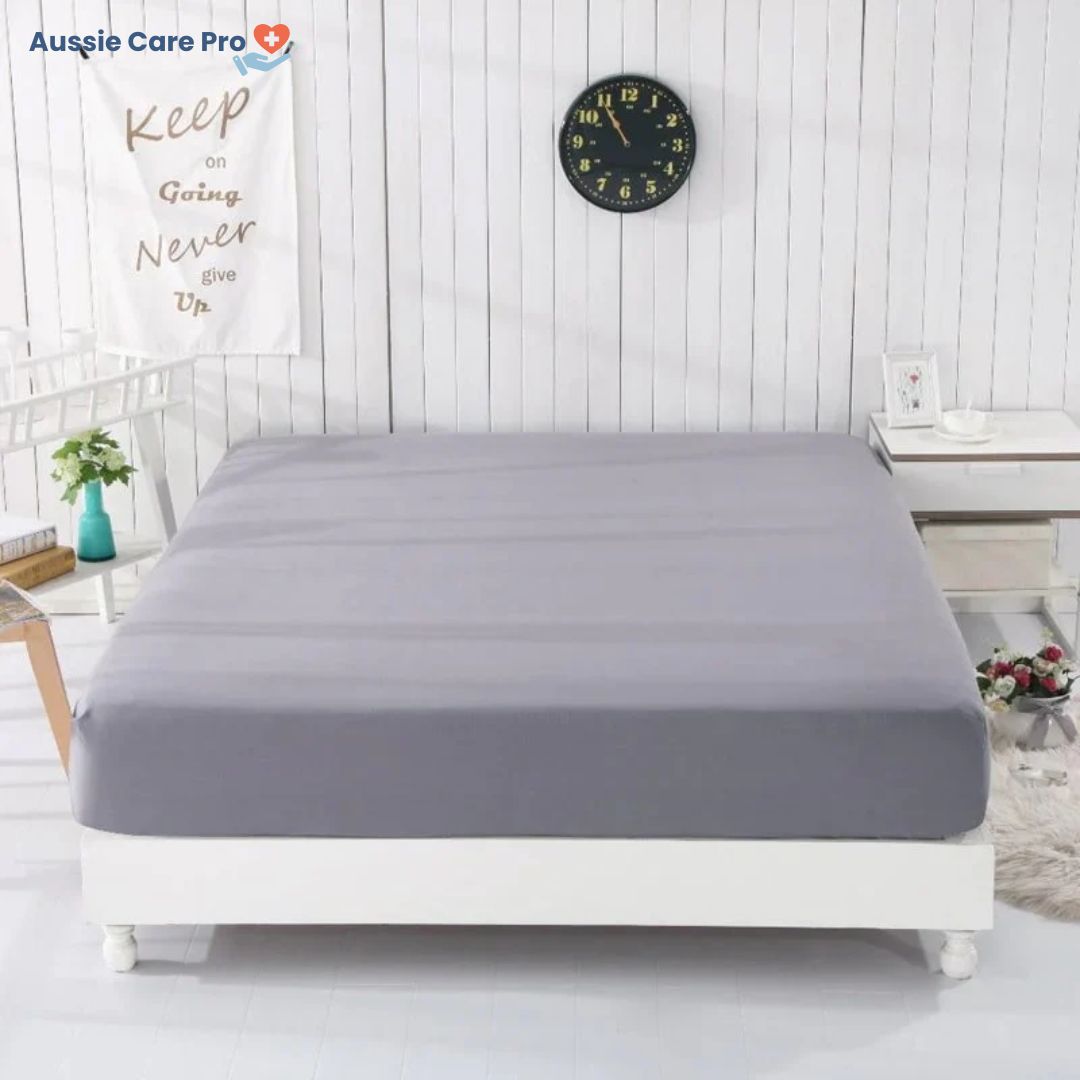 Natural Anti Static Bed Sheet - Pure Cotton & Silver Thread