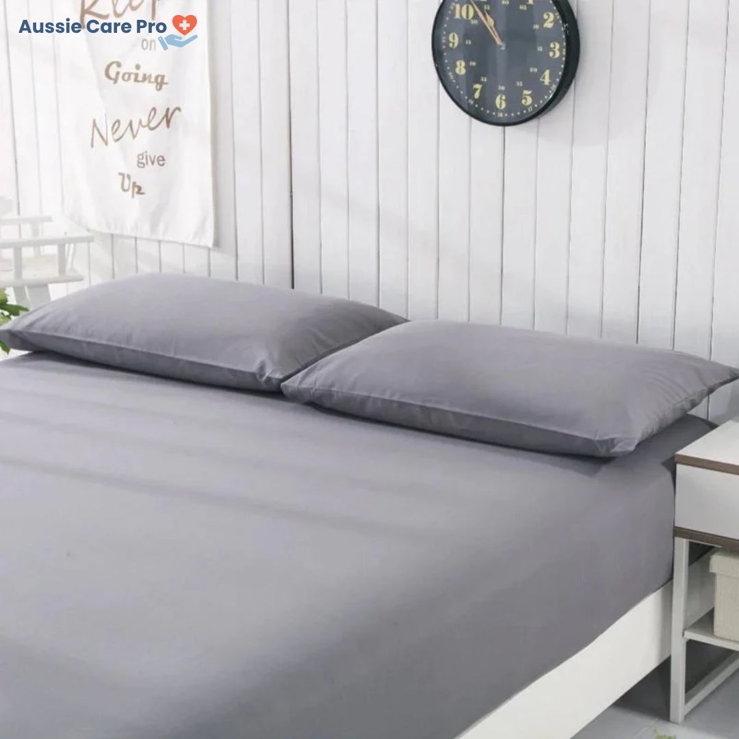 Natural Anti Static Bed Sheet - Pure Cotton & Silver Thread