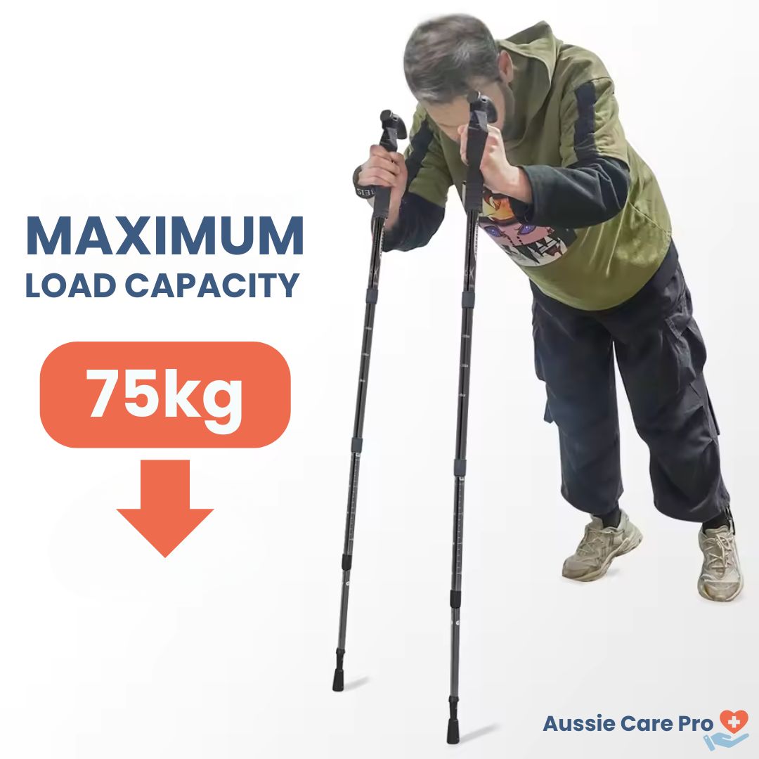 Compact Folding Walking Stick with Comfort Grip