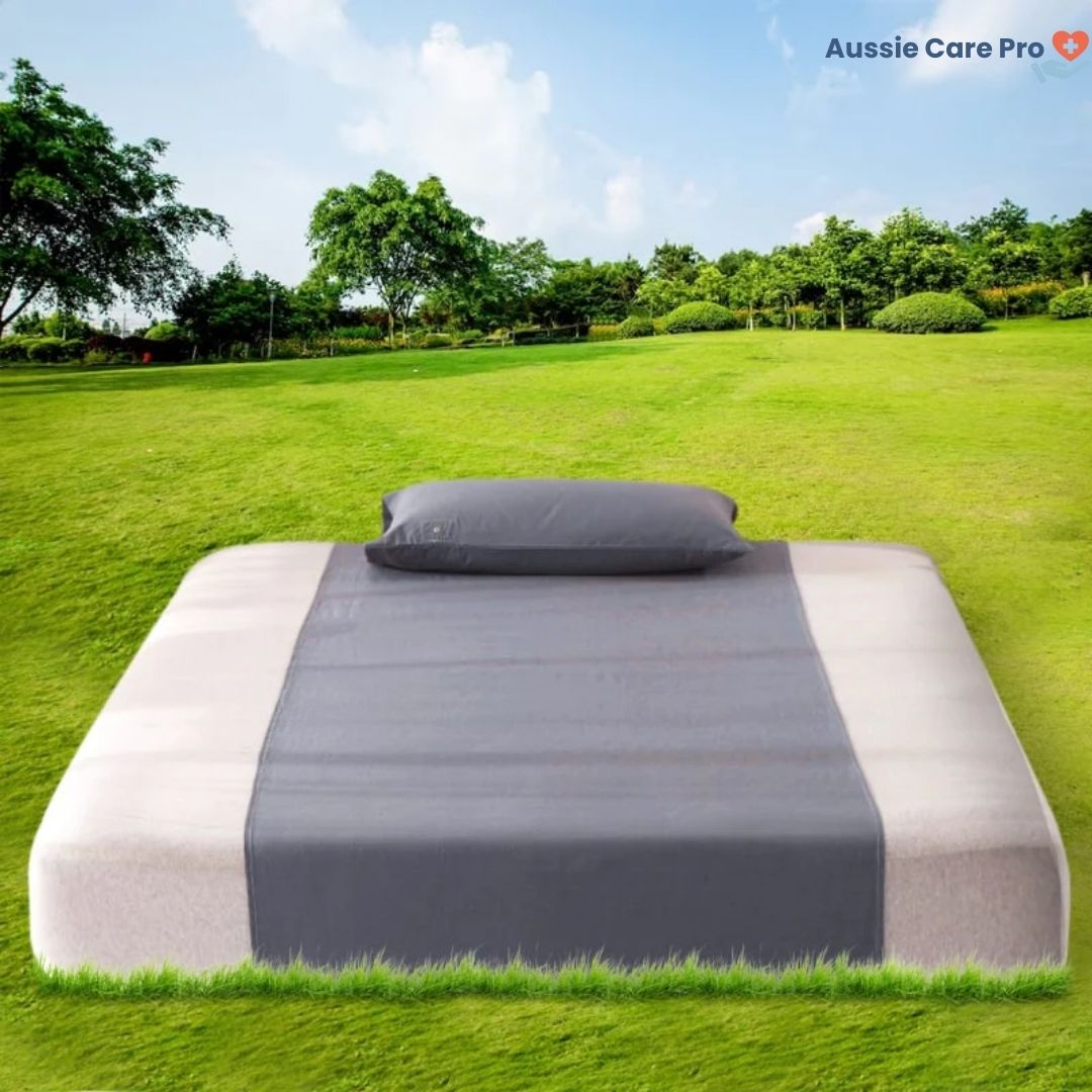 Natural Anti Static Bed Sheet - Pure Cotton & Silver Thread