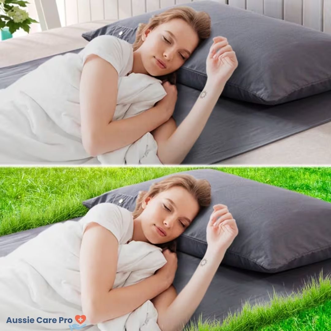 Natural Anti Static Bed Sheet - Pure Cotton & Silver Thread