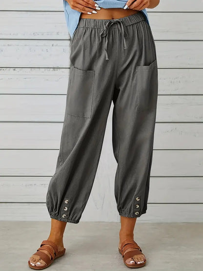 Ladies Comfort Fit Straight Leg Pants