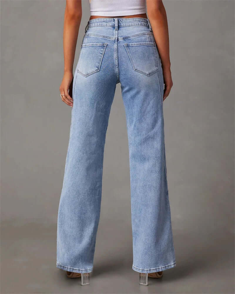 Loose Fit High Waist Women's Jeans