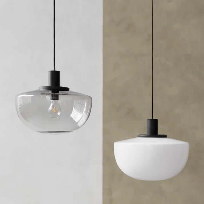 Round Clear Hanging Light