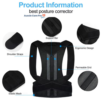 Comfortable Back Support Posture Corrector Brace