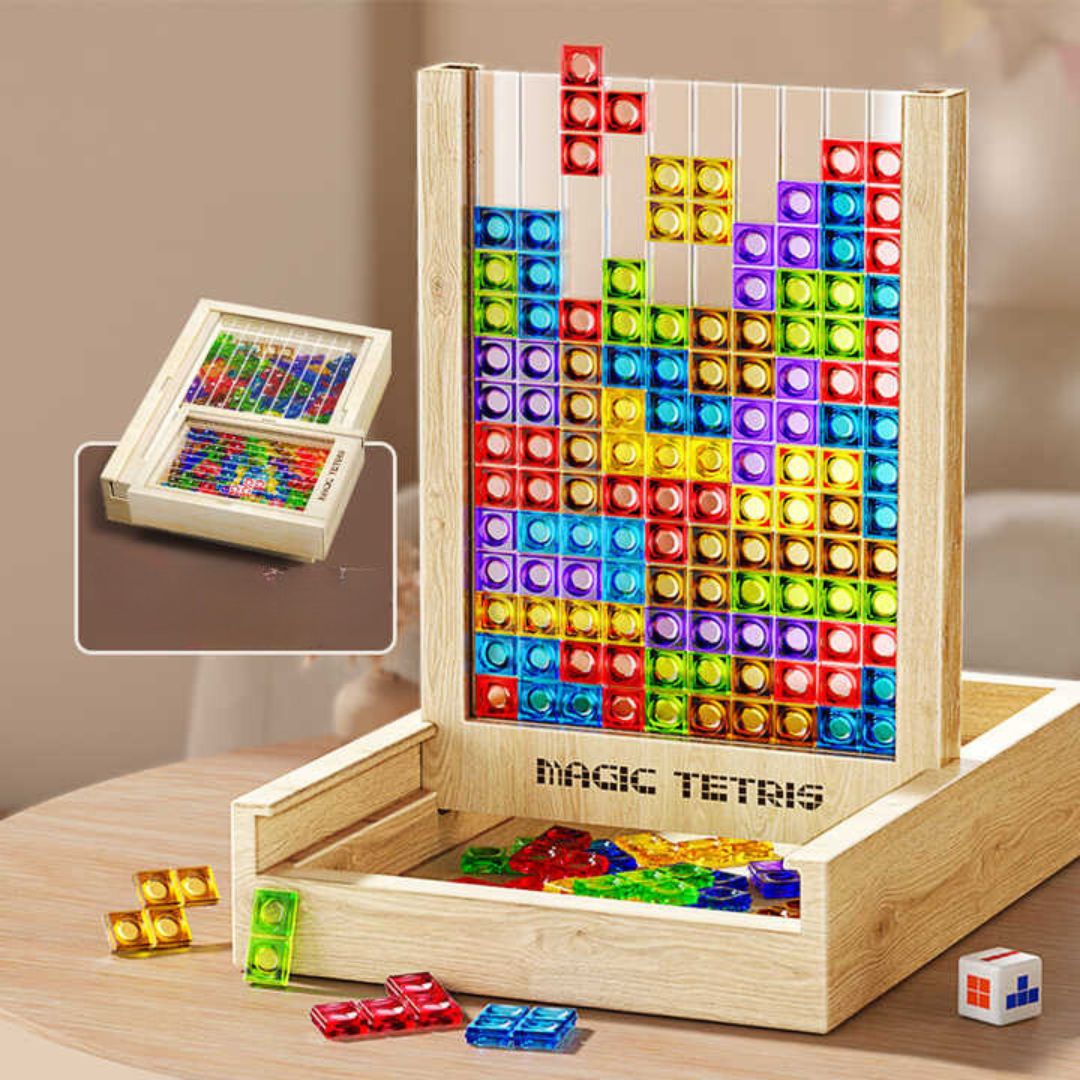 Eco Friendly Wood Puzzle Game for Kids and Adults