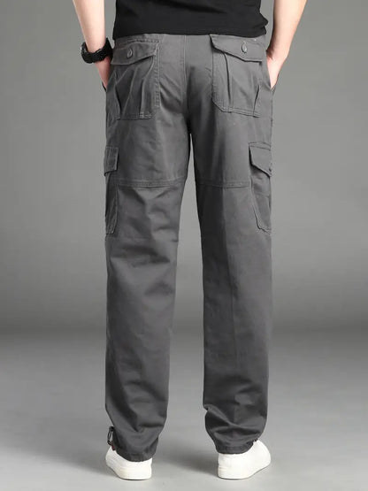 Relaxed Fit Men's Cargo Trousers