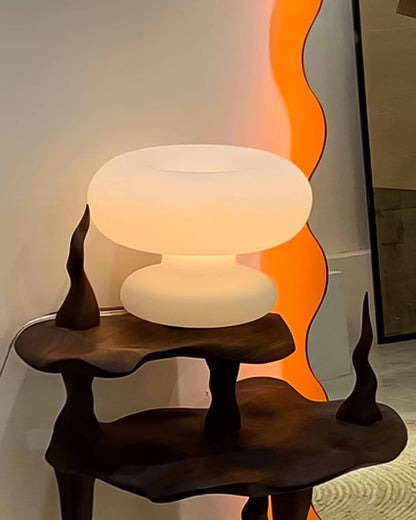 Stylish Metal Base Round Desk Lamp