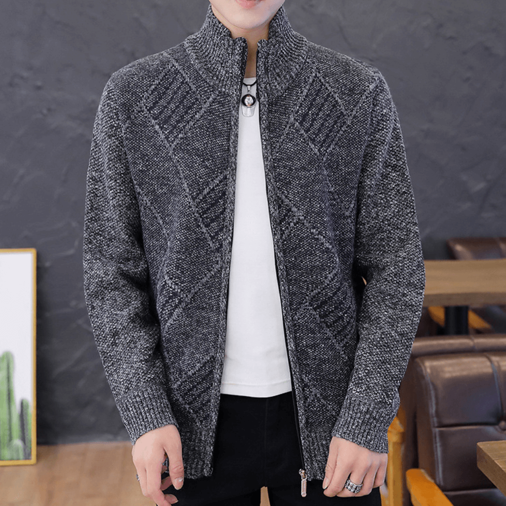 Warm Crew Neck Sweater for Men