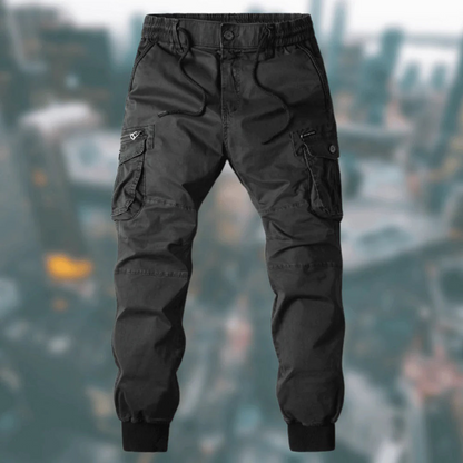 Relaxed Fit Cargo Running Pants for Men
