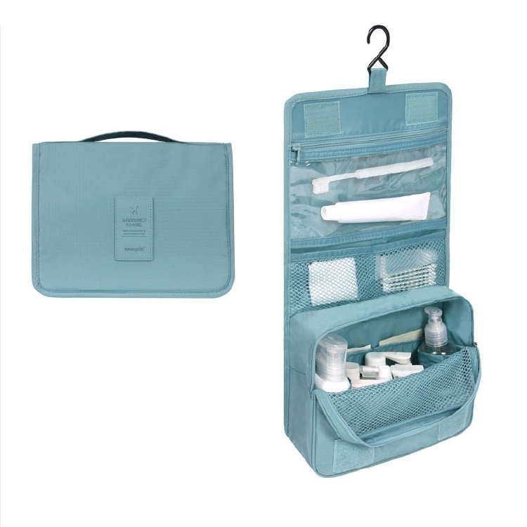 Compact Travel Toiletry Bag with Water-Resistant Design