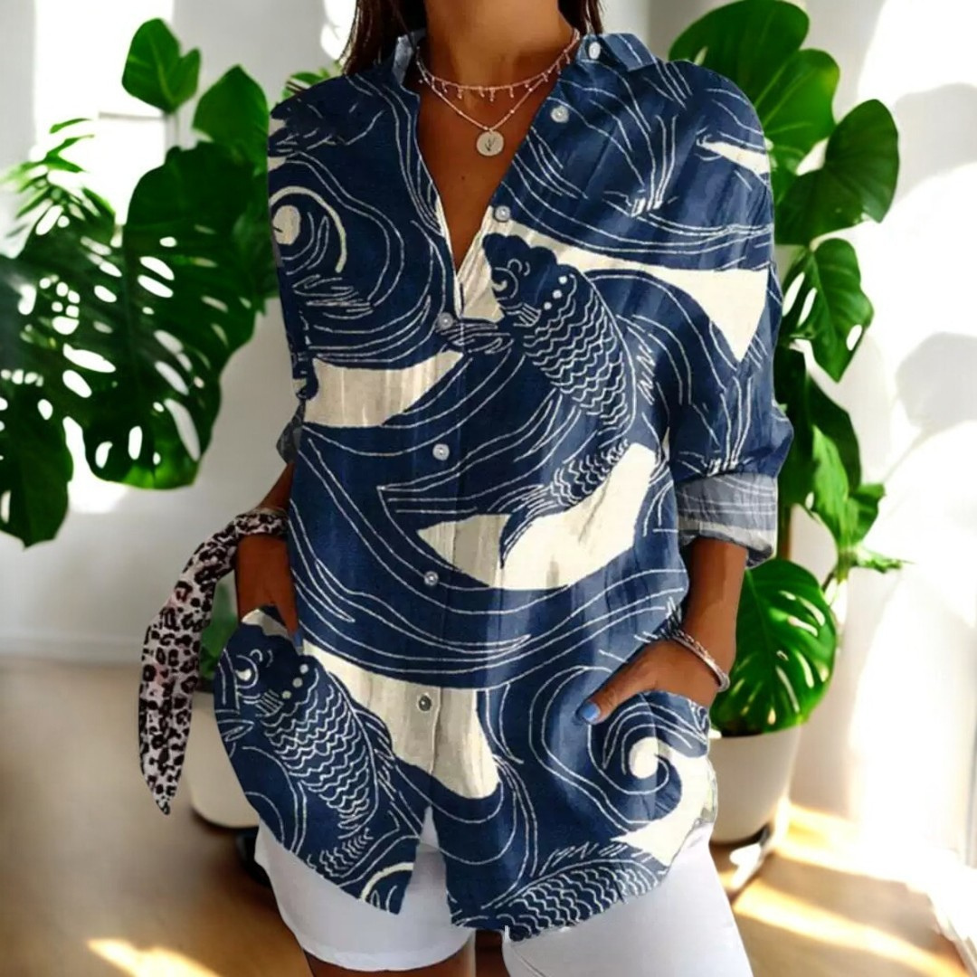 Lightweight Floral Women's Summer Casual Top