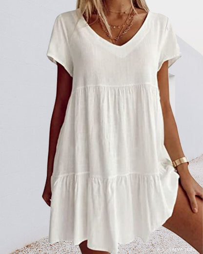 Flattering Fit Floral Sundress - Luxivelle