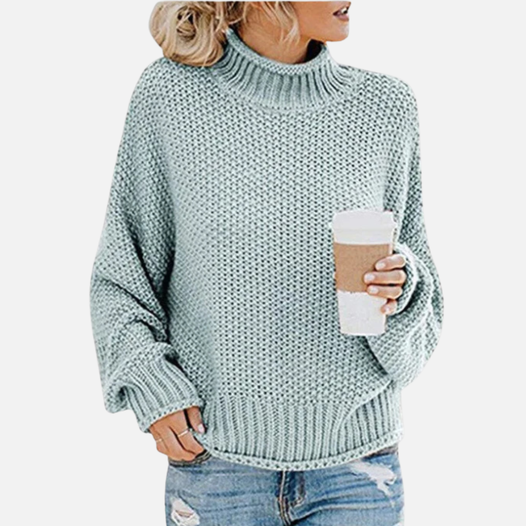 Maya | Mock-Neck Oversized Sweater