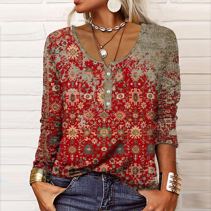 Ladies' Casual Short Sleeve Shirt - Luxivelle