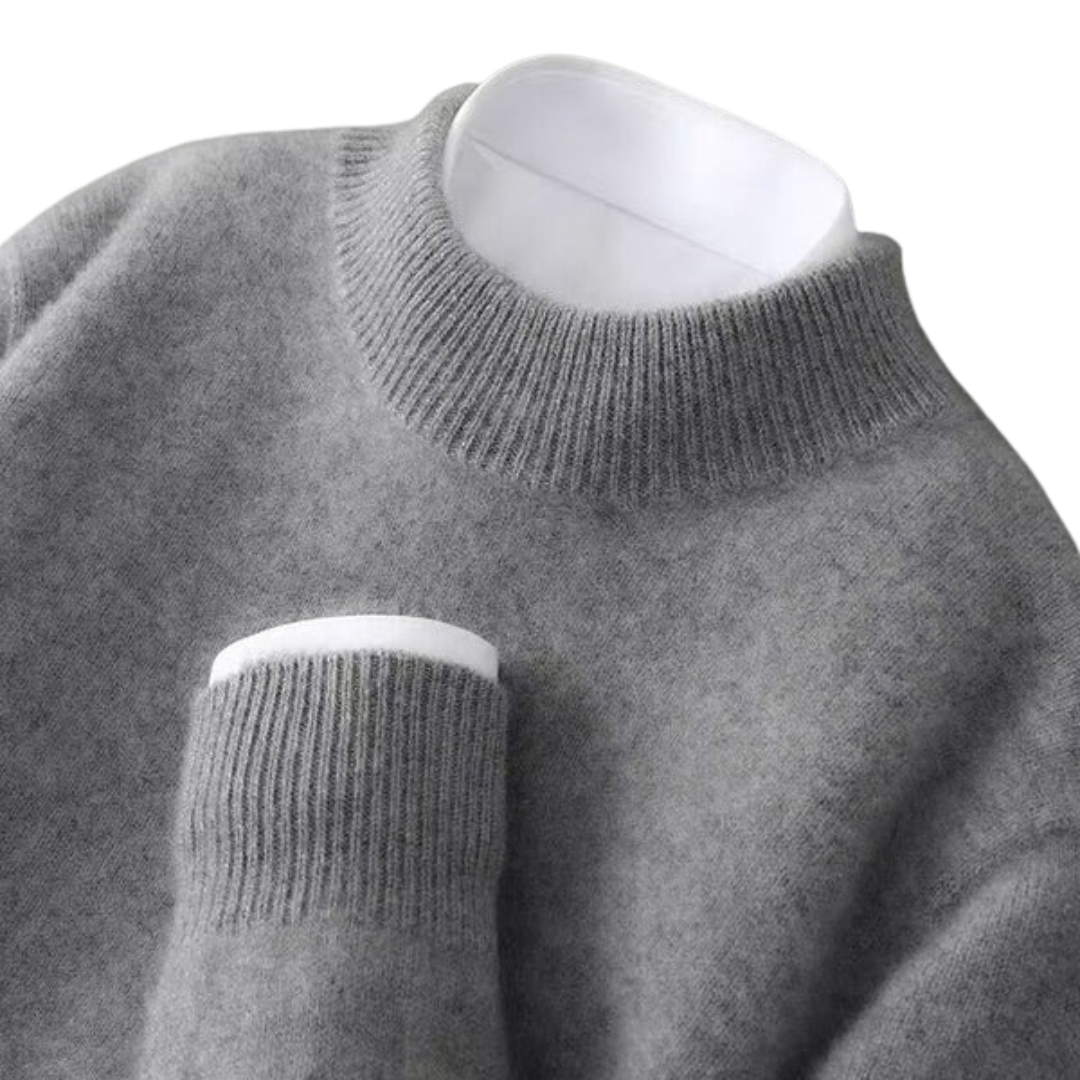 Men's Cashmere Long Sleeve Sweater