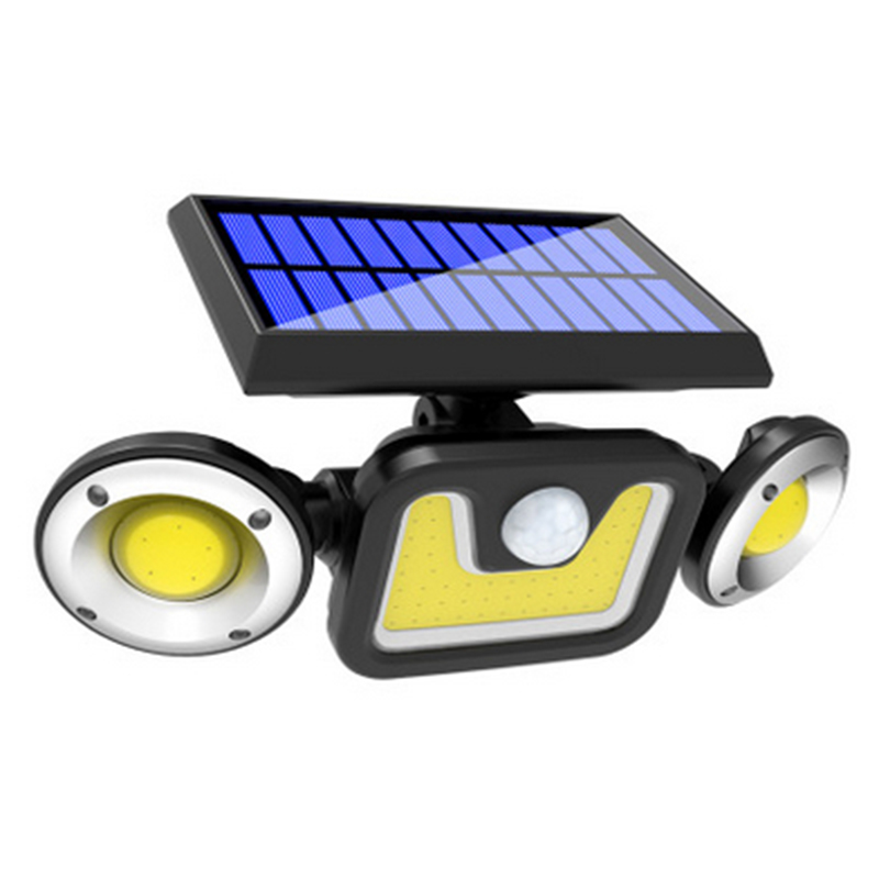 Bright Outdoor Motion Security Light with 3 Heads