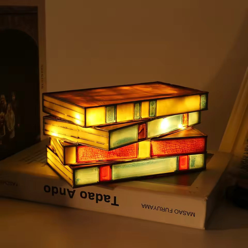Elegant Glass Table Lamp for Reading and Home Decor