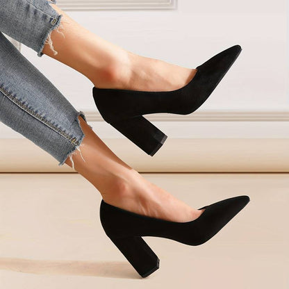 Luxury Suede High Heel Shoe