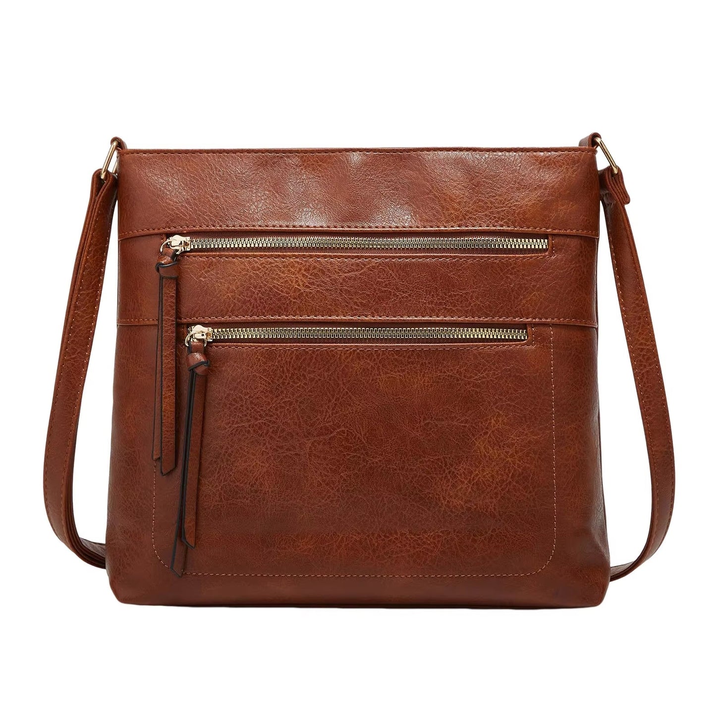 Classic Small Leather Crossbody Handbag for Women
