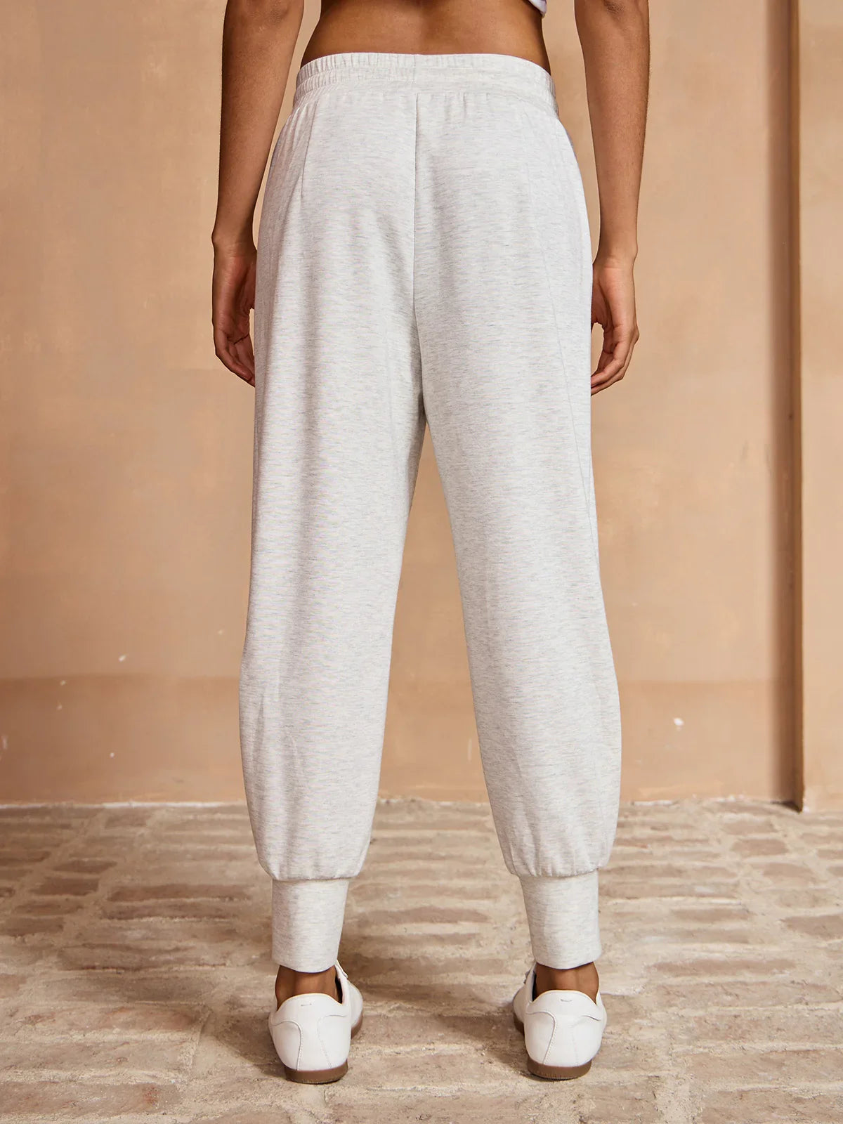 Comfortable Elastic Waist Floral Bloomer Pants