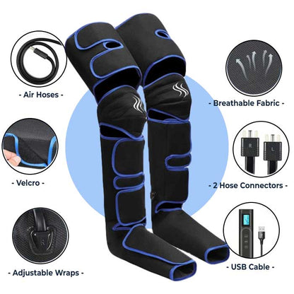 Relaxing Heated Leg Massage Wraps