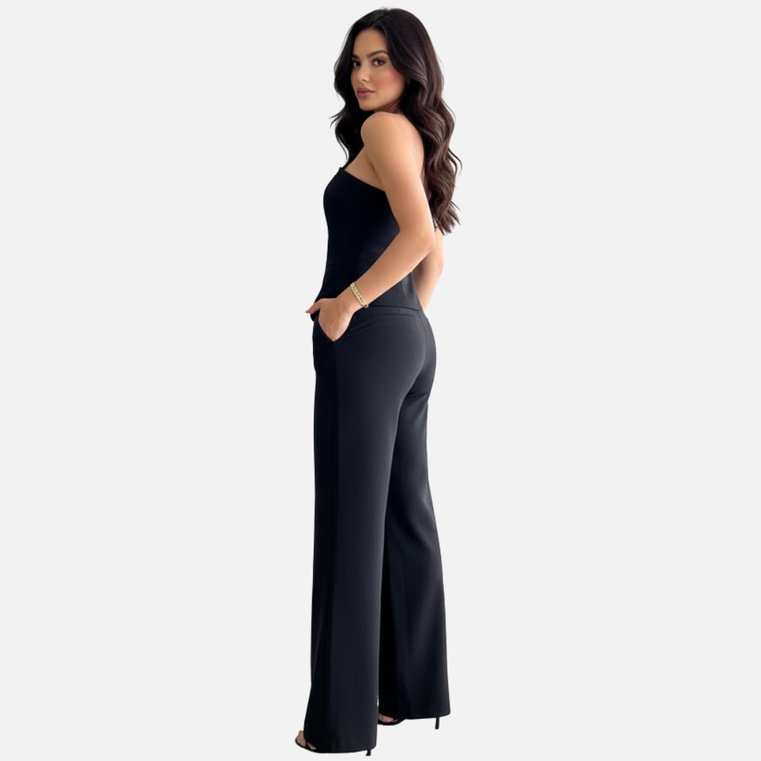 Women's Elegant Outfit Strapless Pantsuit – Jumpsuit