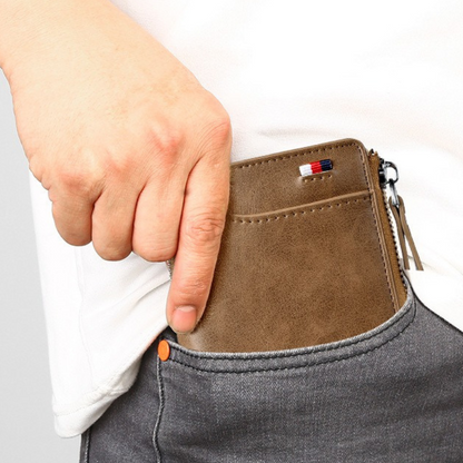 Premium Mens Leather RFID Blocking Wallet