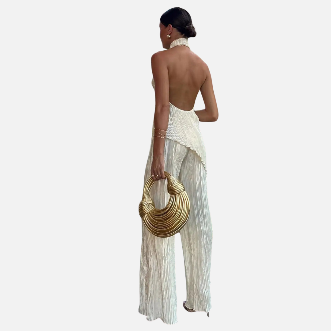 Women's Wedding Pleated Outfit Set
