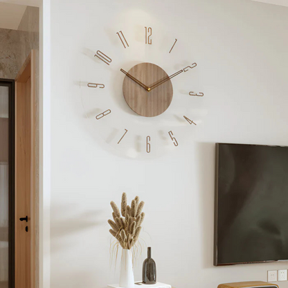 Stylish Wooden Wall Clock For Home Decoration