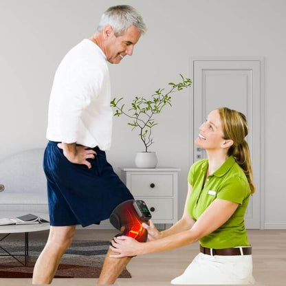 Heated Knee Support Wrap for Pain Relief and Therapy