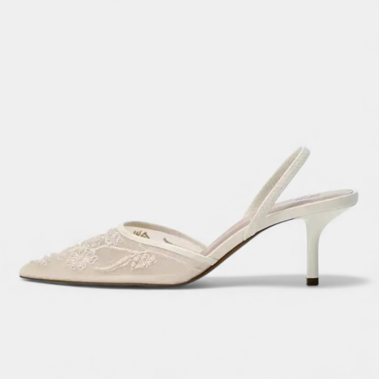 Ladies Elegant Lace High Heel Shoes