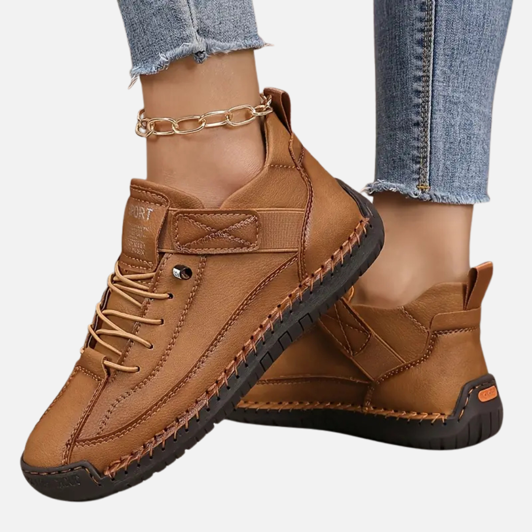 Women's Orthopedic Walking Shoes Leather