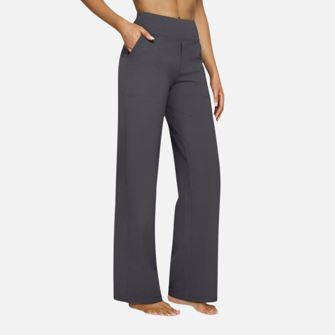Rebecca | Women's High Waisted Wide-Leg Pants