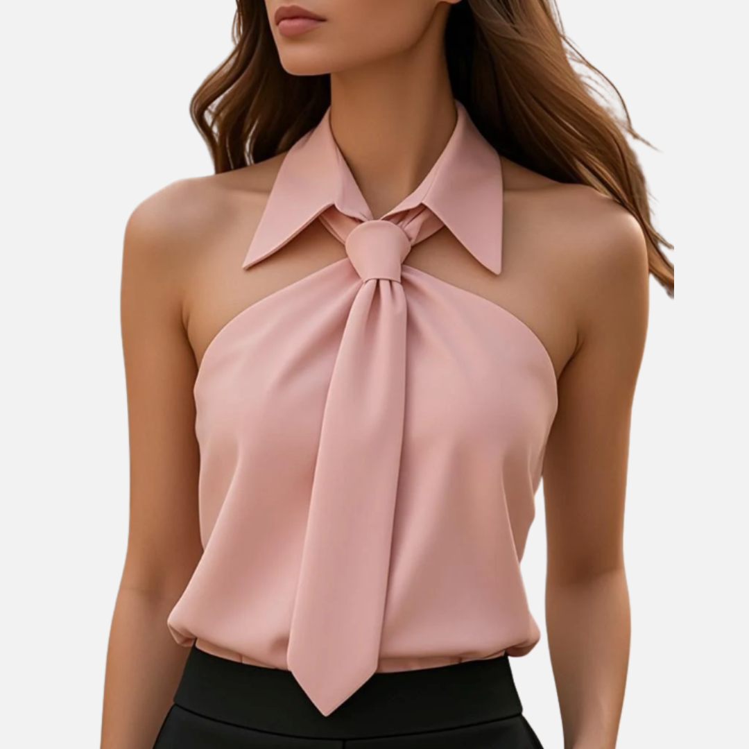 Women’s Chiq Tie-Neck Shirt